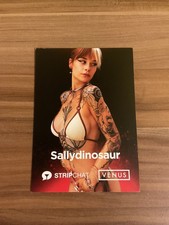 Sallydinosaur  Autogrammkarte , Venus 2025 , Erotik Porno