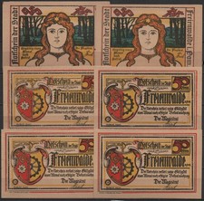 [31203] - OHNE KN: 6 x Notgeld