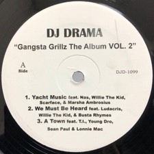 DJ Drama - Gangsta Grillz: The Album Vol. 2 / VG+ / 12"", Smplr