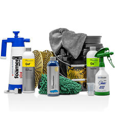 Auto Wasch Pflege Set Foamer Sprüh Flasche GSF GS Einsatz Tuch GRITGUARD Eimer