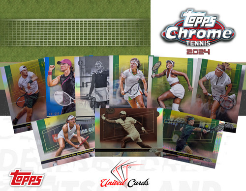Topps chrome tennis base - base, /