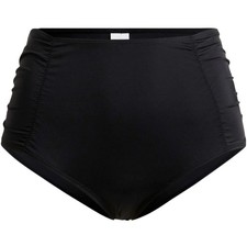 High Waist Bikinihose Gr 40 Schwarz Bade-Hose Tankini-Unterteil Bikini-Pants Neu