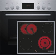 Bosch Herd Einbau Set EPH21SK1 HEF113BS1+NKN64RGA2E EEK A B Ware