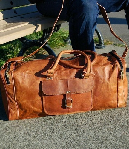 Leder große reisetasche - leder,