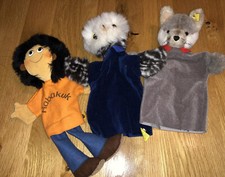 3 Steiff Handpuppen