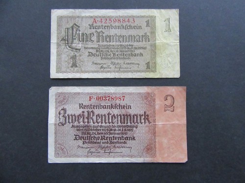 Eine zwei rentenmark 1937 - eine,