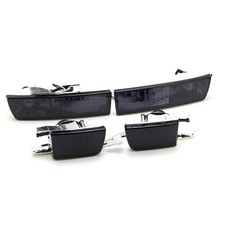 Klarglas Nebelscheinwerfer mit Blinker Schwarz für VW Golf 3 91-98