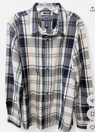 American rag button plaid - rag,