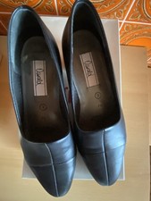 Pumps Vintage 80er von Oswald Echt Leder Gr. 36, Mocca, Gebraucht