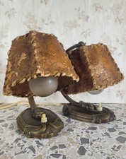 2 antike Nachttisch Lampen