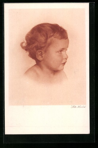Foto lotte herrlich kind - foto-ak, herrlich: