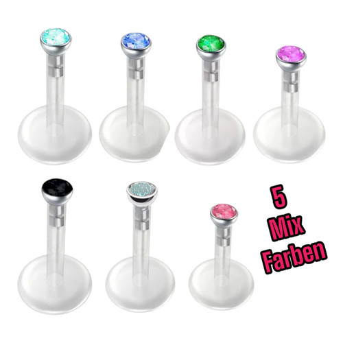 Lippenpiercing bioflex - lippenpiercing,