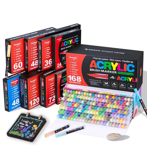 Acrylfarbe marker pinselspitze - acrylfarbe,