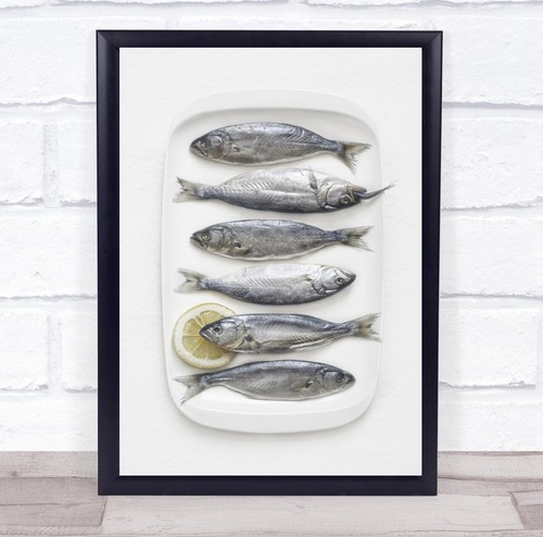 Fisch auf teller mit - fisch,