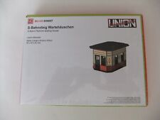 Modellbahn UNION MU-HO S-Bahnsteig Wartehäuschen NEU