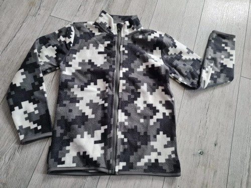 Weiche fleecejacke mit muster - mit,