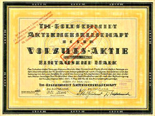 Th. GOLDSCHMIDT AG Essen hist Vorzugsaktie 1921 Degussa Evonik Chemie W. Poetter
