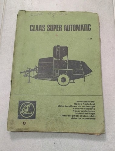 Claas super automatic - claas,