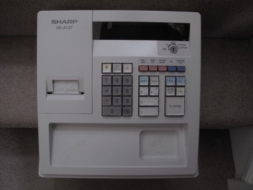 Sharp a137 registrierkasse - xe-a137,