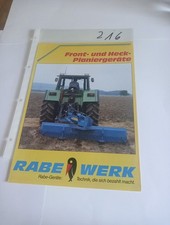 Schlepper Prospekt Landmaschinen Prospekt, Nr. 216 Weitere Prospekte Eingestellt