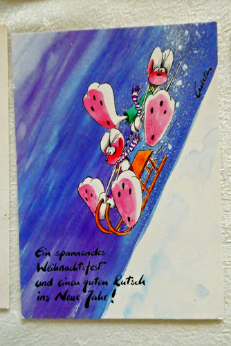 Diddl weihnachtspostkarte - diddl,