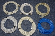 6 Stück LAN KABEL Netzwerkkabel RJ45 3 bis 7,5 Meter -funktionsfähig- knapp 30m