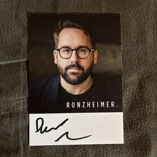 Autogrammkarte paul ronzheimer - autogrammkarte,