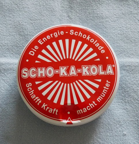 Scho kola blech - scho-ka-kola, "die