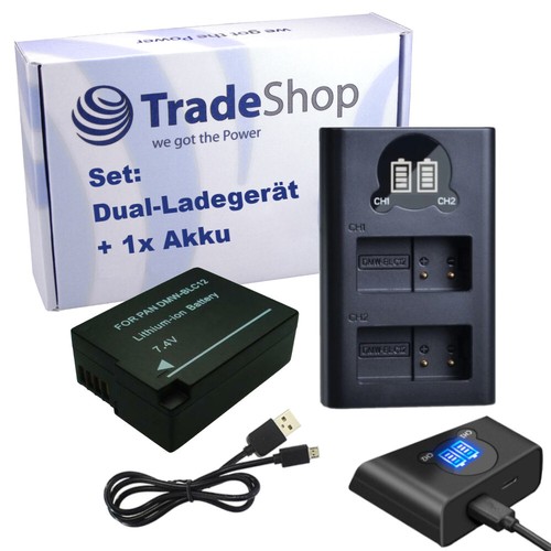 2in1 set dual lcd ladegerät - 2in1,