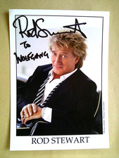 !!! SALE !!! ROD STEWART original signiert – ca. 13x18 cm !!!