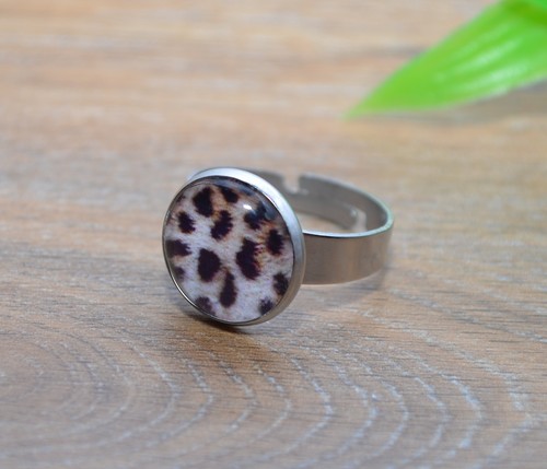 Leopard ring gold silber - leopard,