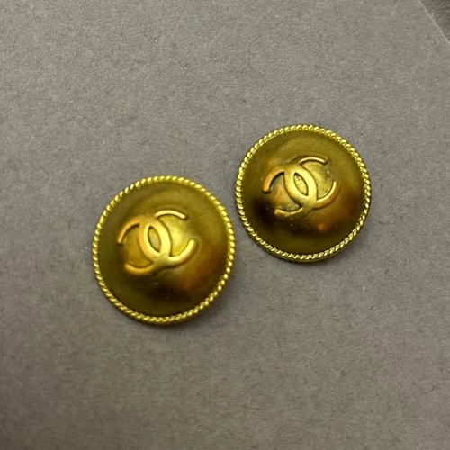 Chanel vintage ohrringe rund - chanel,