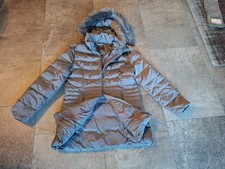 Damen daunen long Steppjacke