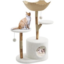 Moderner naturholz katzenbaum - moderner, naturholz-katzenbaum
