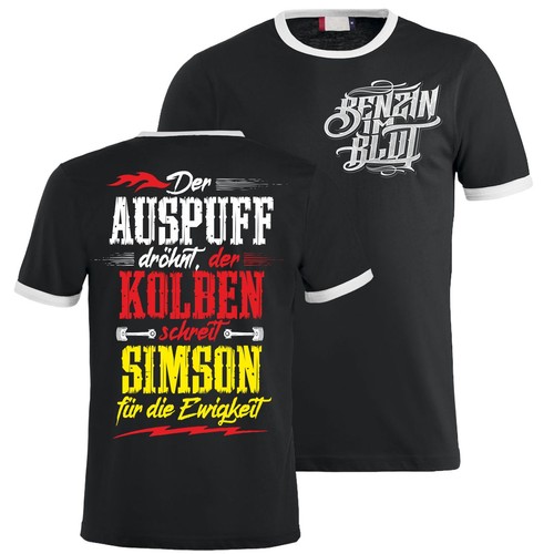 Shirt benzin blut simson - t-shirt,