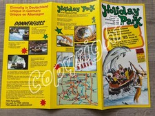 Werbeprospekt HOLIDAY PARK Hassloch 1985 - Donnerfluss Freizeitpark Faltprospekt