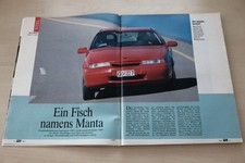 Auto Motor Sport AMS 07/1989 Opel Calibra in einer ersten Vorstellung auf 6 Seit