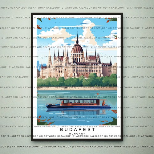 Budapest flussufer architektur - flussufer,