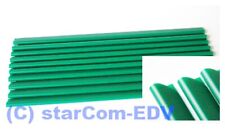 10x Klemmschiene Klemmbinder Klemmen grün DIN A4 Clip Klemmschienen Klemme 3-6mm