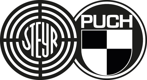 Stück aufkleber steyr - 1, steyr-puch
