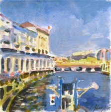 Original Aquarell in