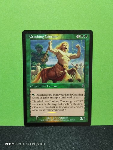 Foil crashing centaur - crashing,