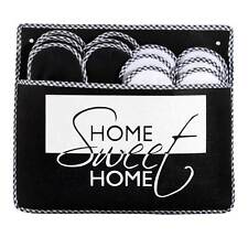 ABS Gästepantoffel HomeSweet 6er Set, Antirutsch Noppen Hausschuhe Pantoffel