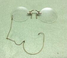 Brille Kneifer Zwicker Golddoublekneifer Uralt ca. 1900/10