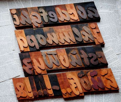 Holzbuchstaben 90mm - a-z,