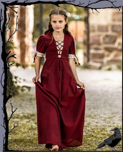 Mittelalter kinder sommerkleid - kinder,
