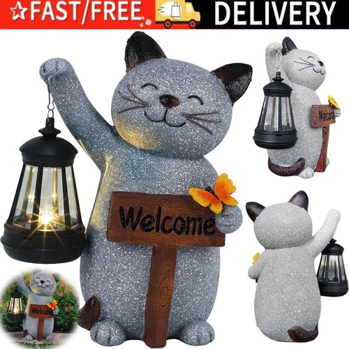 Katze gartenfiguren - katze,