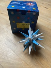 Herrnhuter Stern A1e  in der Farbe  Blau / Weiß