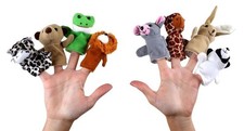 Fingerpuppen Tiere, 8 Stück