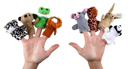 Fingerpuppen tiere stück - tiere,,